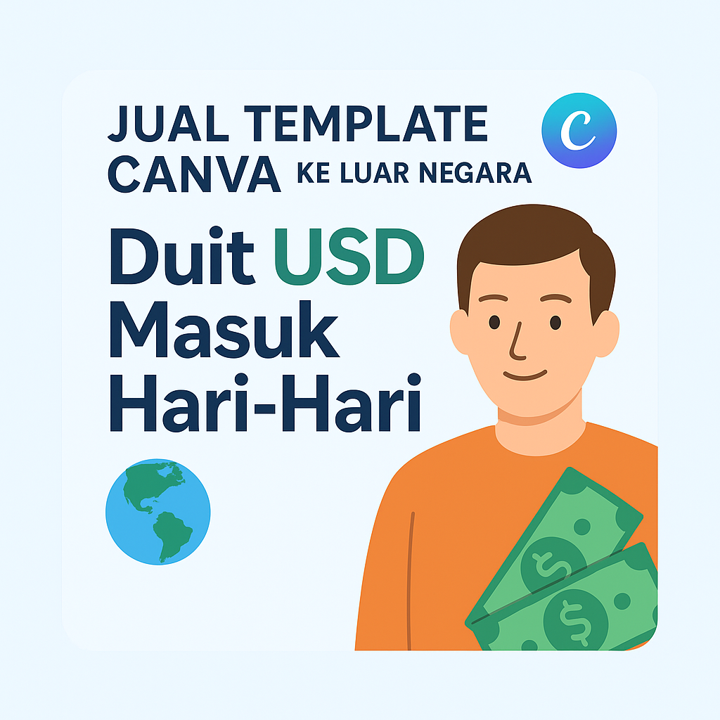 🚀 Panduan Video Lengkap: Jual Template Canva Ke Pasaran Luar Negara